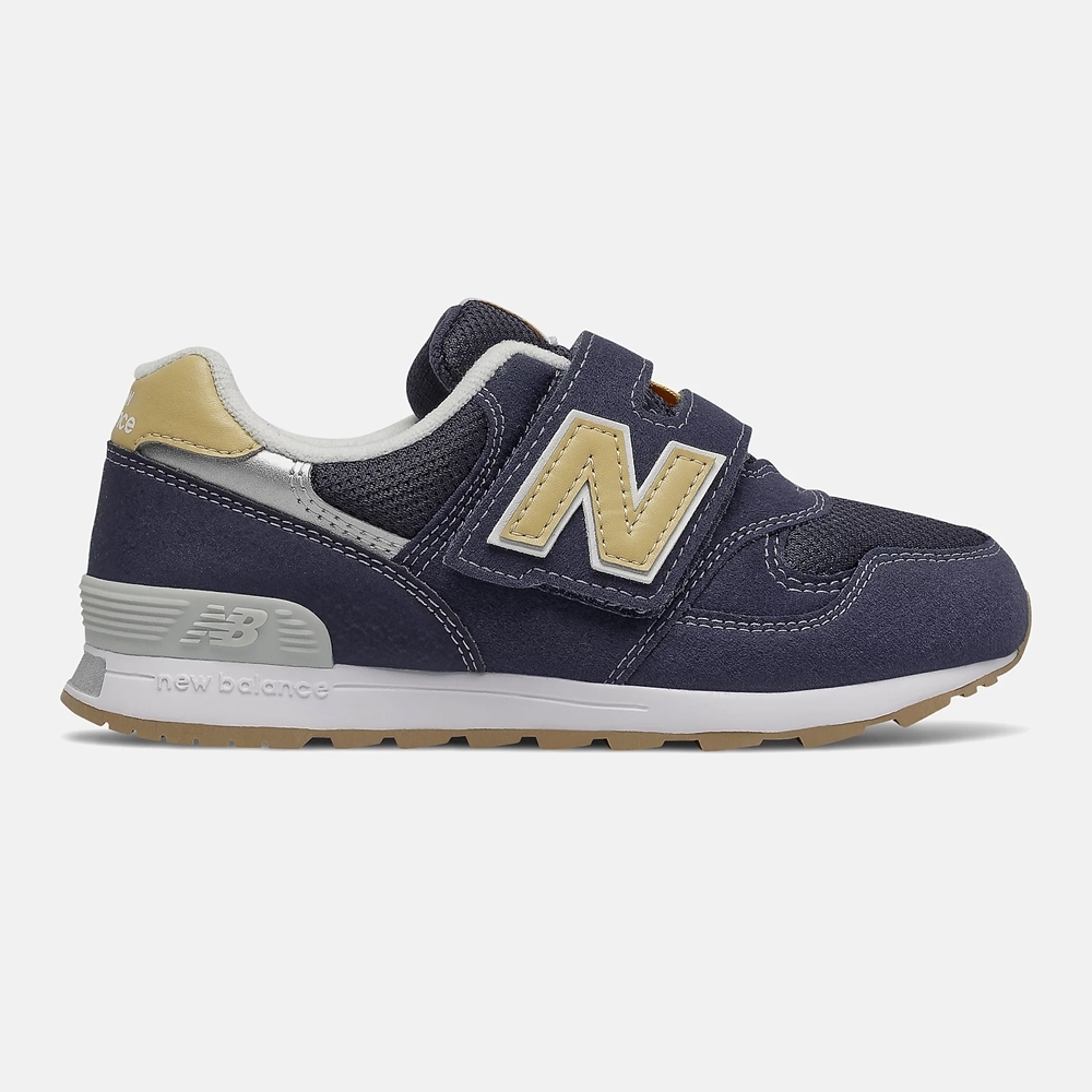 New Balance NB 運動鞋 童鞋 中童 兒童 魔鬼氈 藍 PO313NG