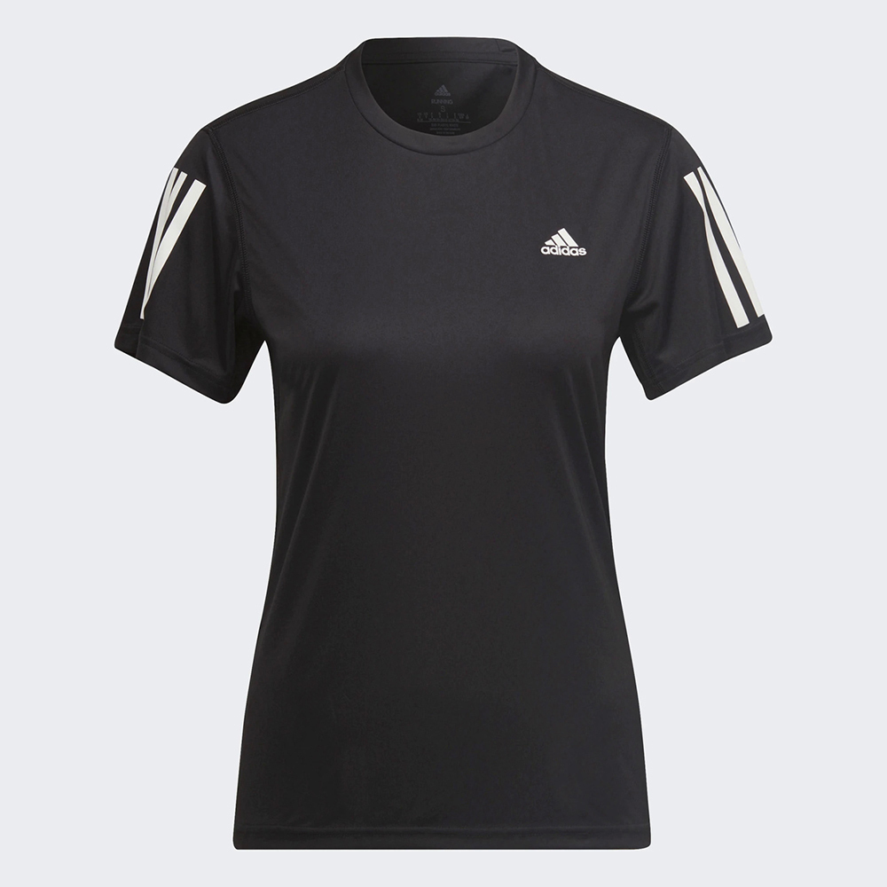 Adidas OWN The Run Tee H59274 女 短袖上衣 T恤 亞洲版 運動 慢跑 吸濕 排汗 黑