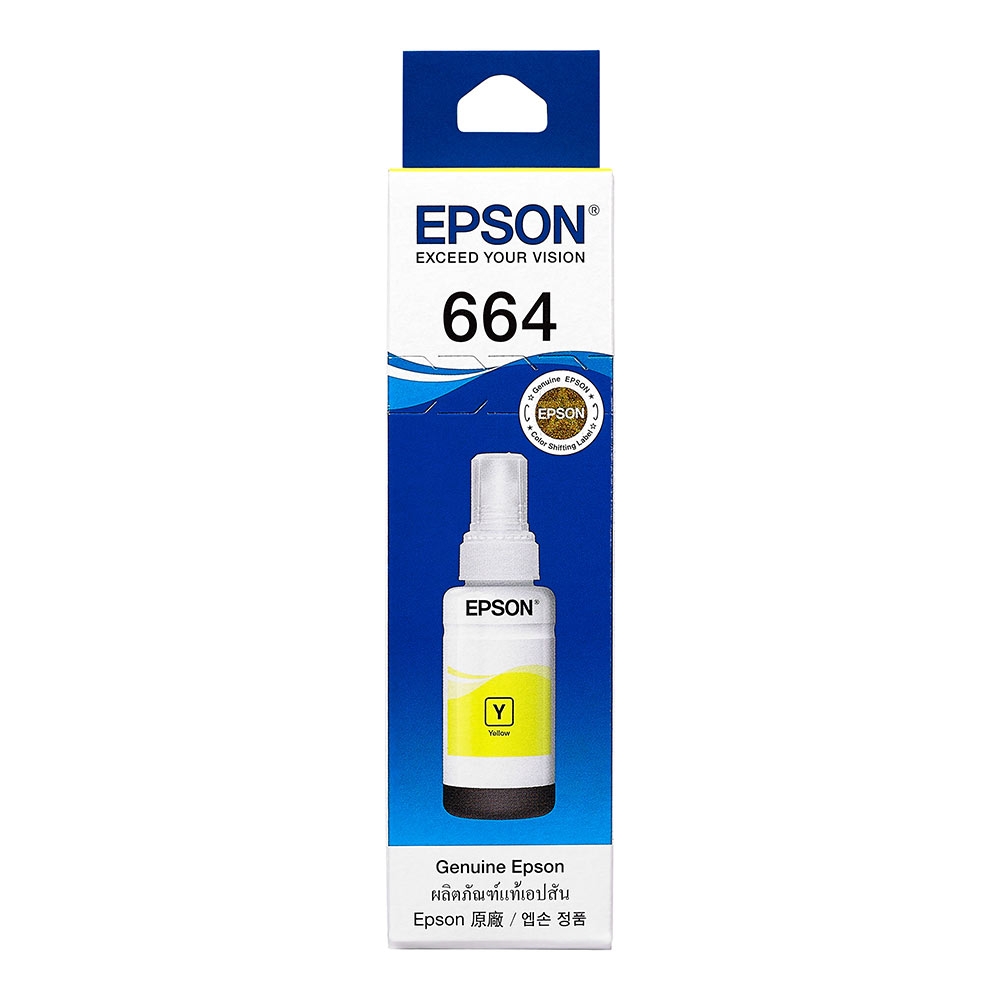 EPSON L100/L200 T664400 原廠黃色墨水匣