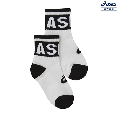 ASICS 亞瑟士 童 短筒襪-兩入組 兒童 訓練 配件 3034A090-100