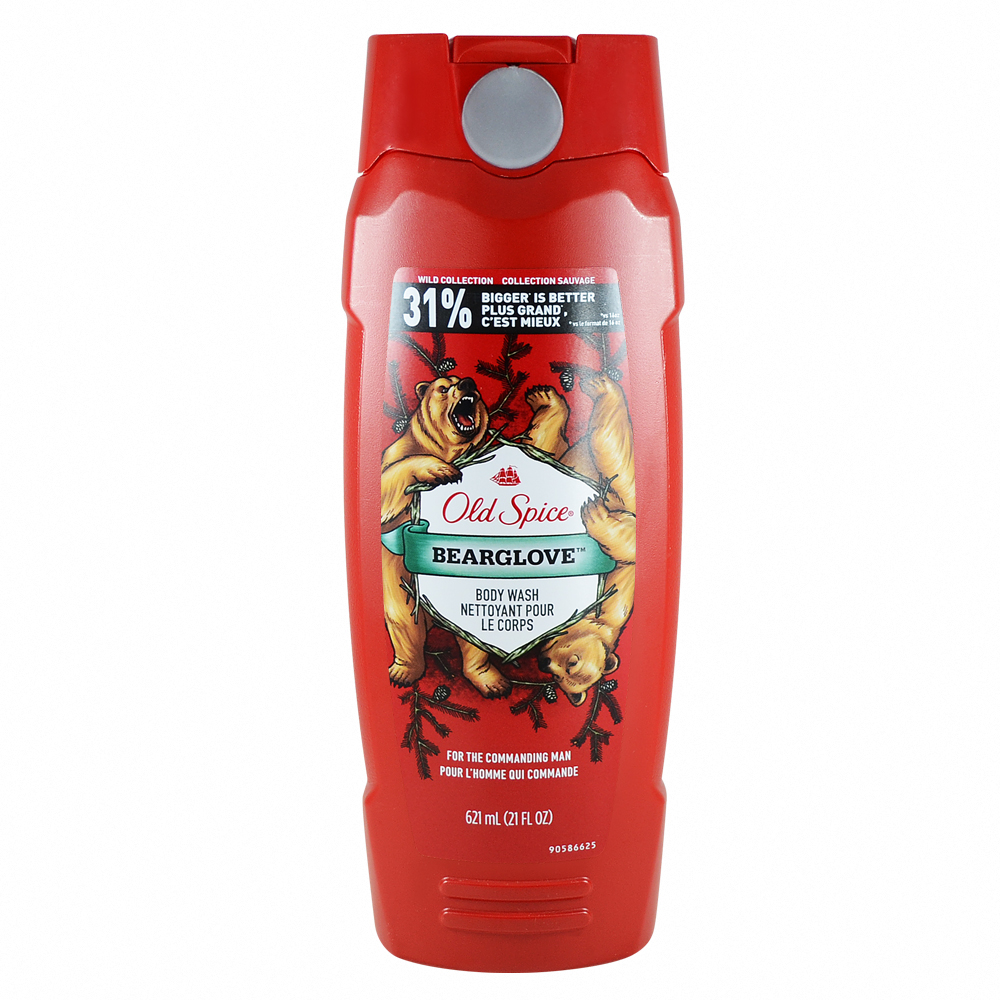 Old Spice 歐仕派 男性沐浴乳-野性系列 #棕熊 Bearglove 621ml