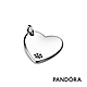 【Pandora官方直營】心形可鑄刻寵物頸圈飾牌-絕版品 product thumbnail 1