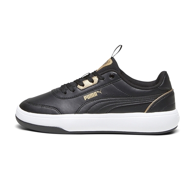 Puma Tori Pop-Up Metallics 女 黑白 皮革 緩衝 微厚底 增高 運動 休閒鞋 39249001