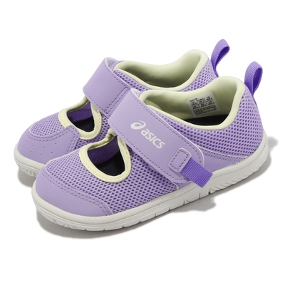 Asics 幼童鞋 Amphibian Baby SR 3 小童鞋 紫 黃 小朋友 魔鬼氈 亞瑟士 1144A229500