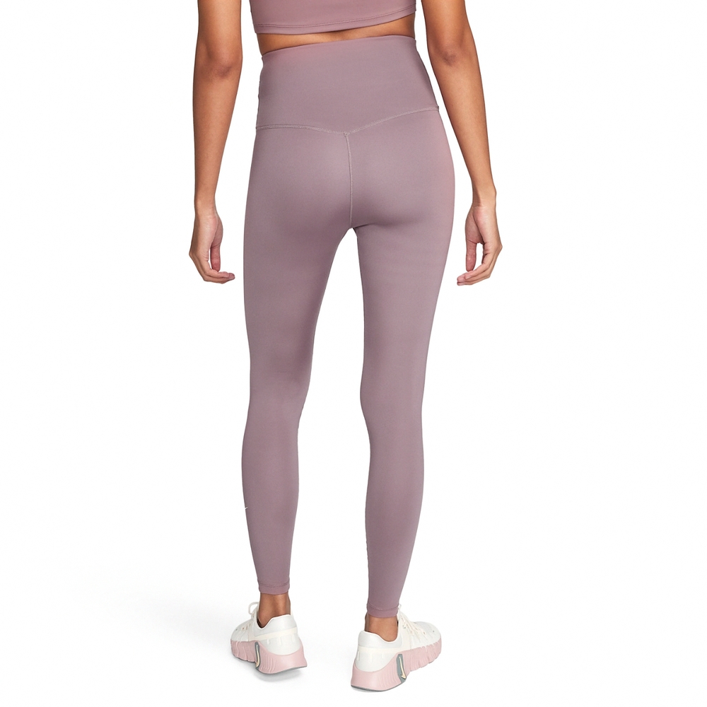 Nike 緊身褲Yoga Leggings 女款紫高腰速乾九分健身瑜珈DM7024-536
