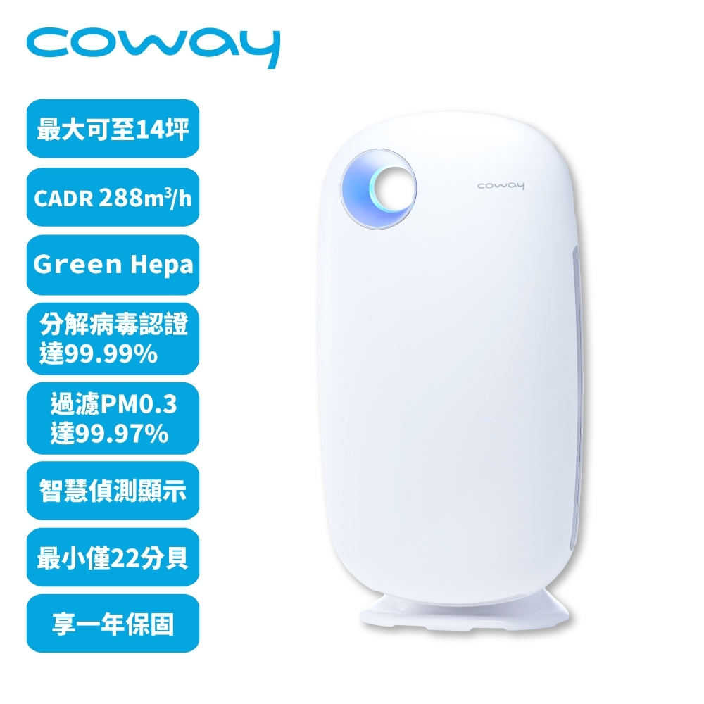 Coway 11-15坪 加護抗敏型空氣清淨機 AP-1009CH 贈三年份濾網組 | 11.1-15坪 | Yahoo奇摩購物中心