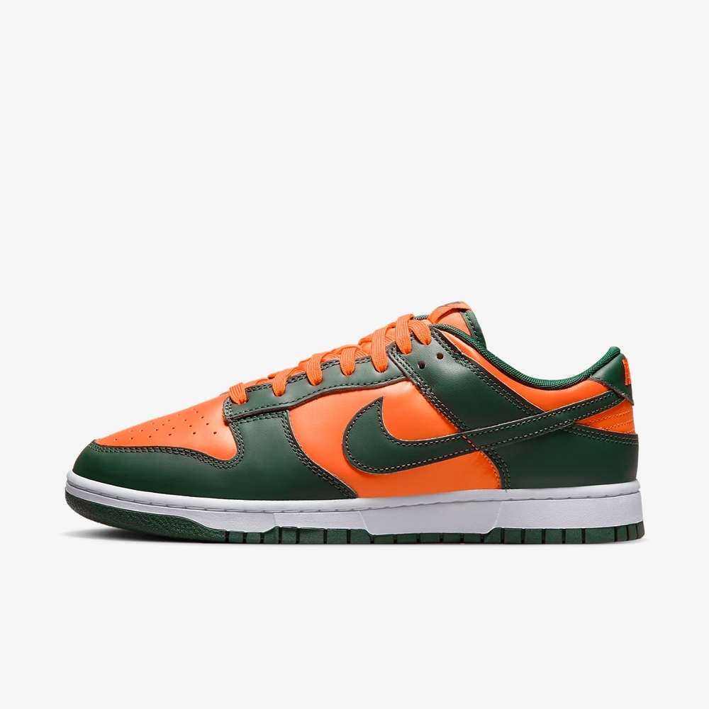 Nike Dunk Low Retro Miami Hurrican 深綠焰橘男鞋休閒鞋DD1391-300