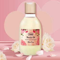 SABON 白玫瑰沐浴油300ml