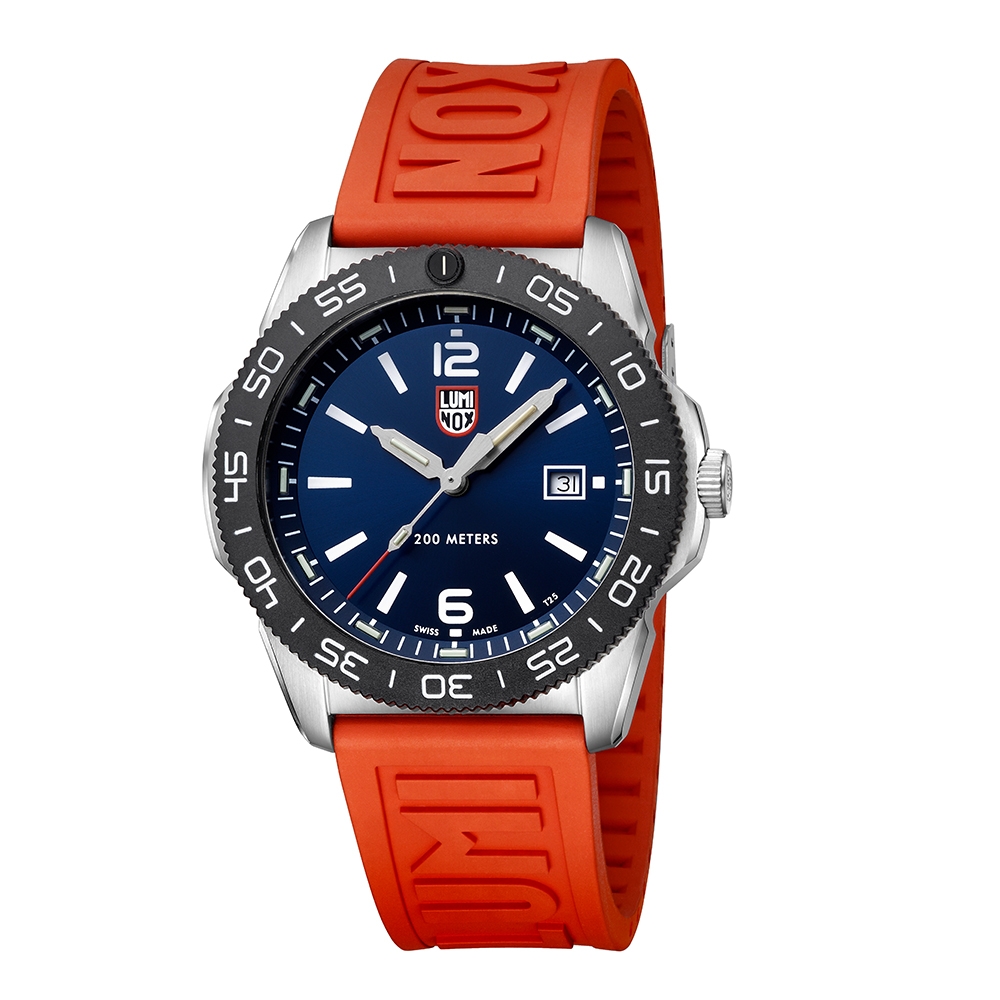 LUMINOX 雷明時 Pacific Diver太平洋潛行者 藍x橘 44mm / 3123-RF | LUMINOX 雷明時 |  Yahoo奇摩購物中心