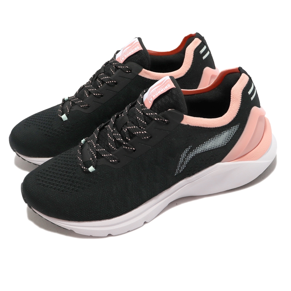 Li Ning 李寧 雲雀 Basic Running Shoes 慢跑鞋 女鞋 標準黑 粉紅 緩震 多功能 運動鞋 ARSR0241