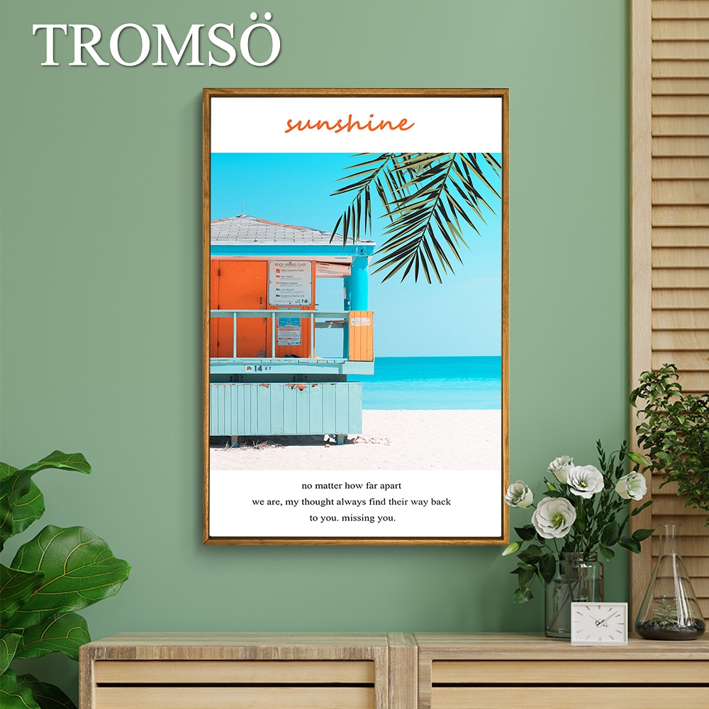 TROMSO北歐生活版畫有框畫-陽光海岸WA206(40x60cm)