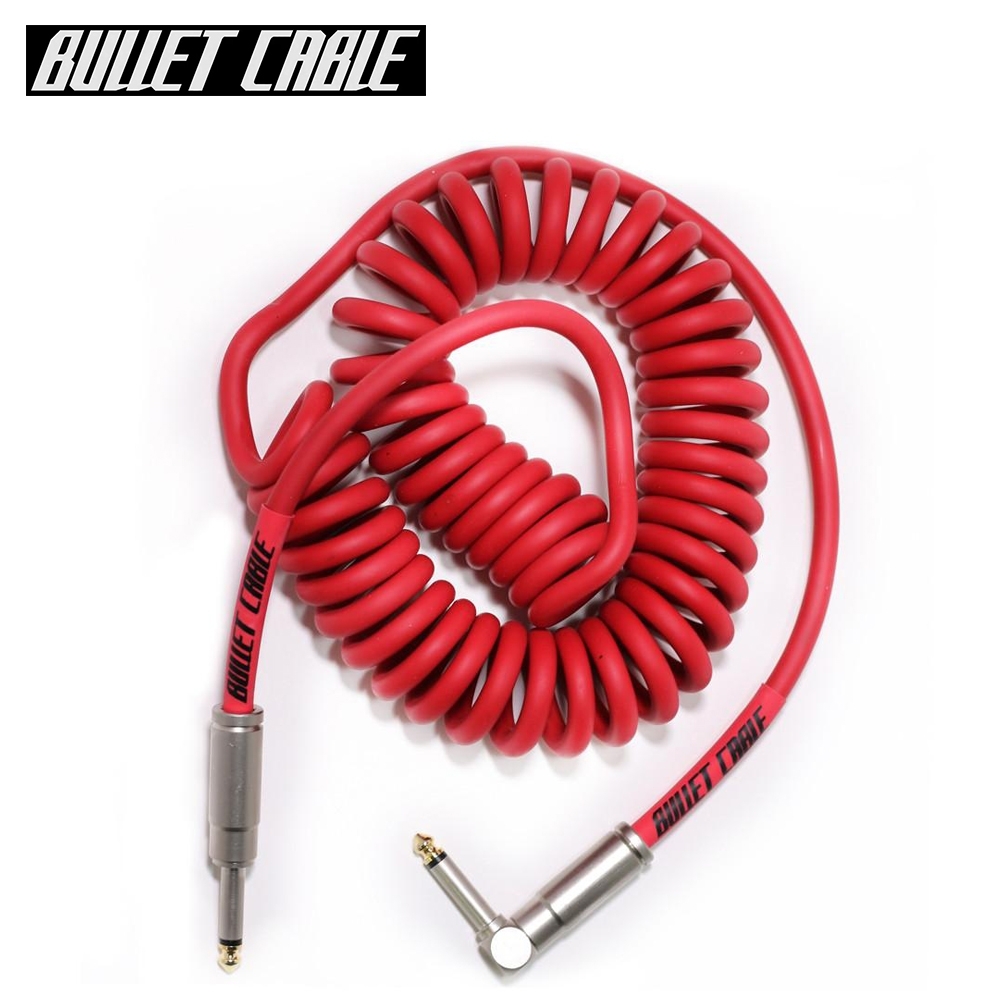 Bullet Cable 15CCR IL 捲捲樂器專用導線線材 3.75公尺 紅色款
