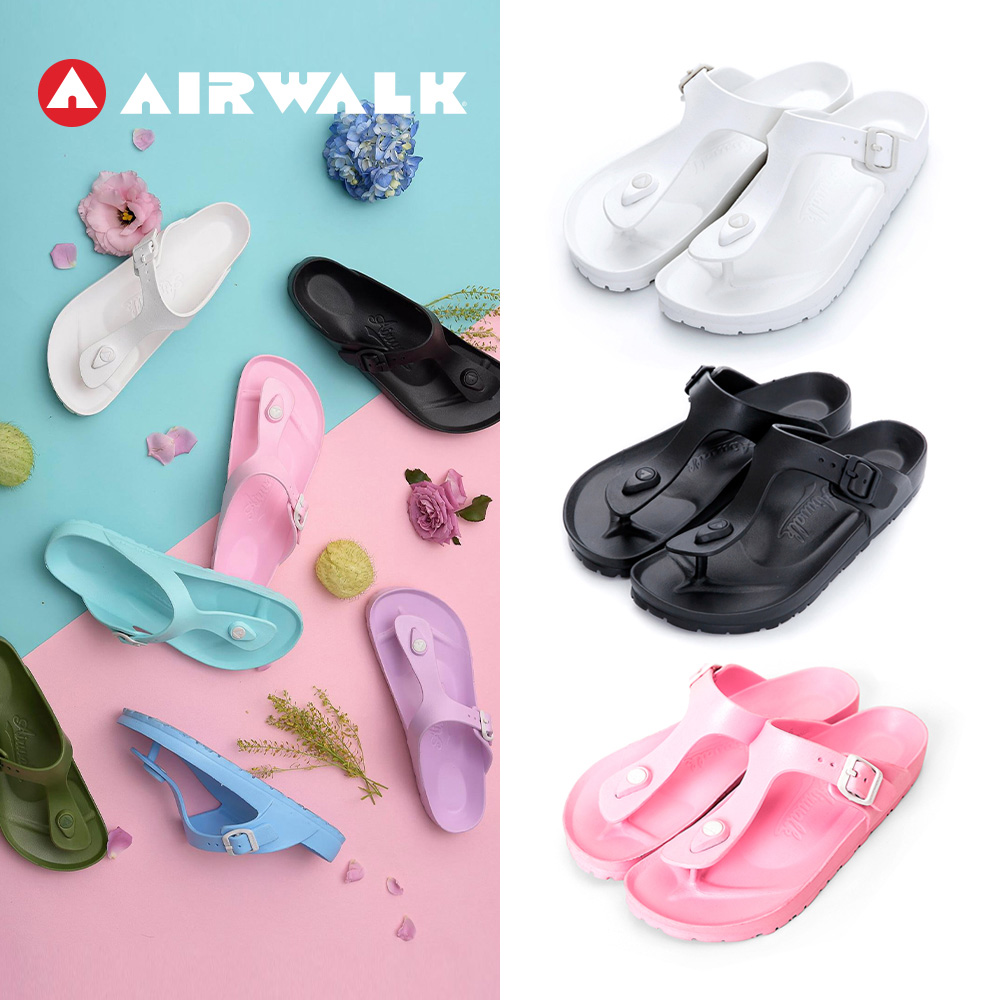 AIRWALK AB 防水輕量夾腳拖鞋-九款任選 product image 1