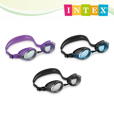 INTEX 運動競速兒童泳鏡-適8~13歲-3色可選(55691)