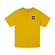 The North Face M S/S BOX NSE TEE APFQ 男 暈染LOGO 印花短袖上衣-黃-NF0A7QUT76S product thumbnail 1