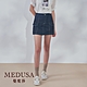 現貨【MEDUSA 曼度莎】I'Care 壓線牛仔短褲裙（L-XL）｜女短褲 女短裙 牛仔短褲 牛仔短裙 product thumbnail 1