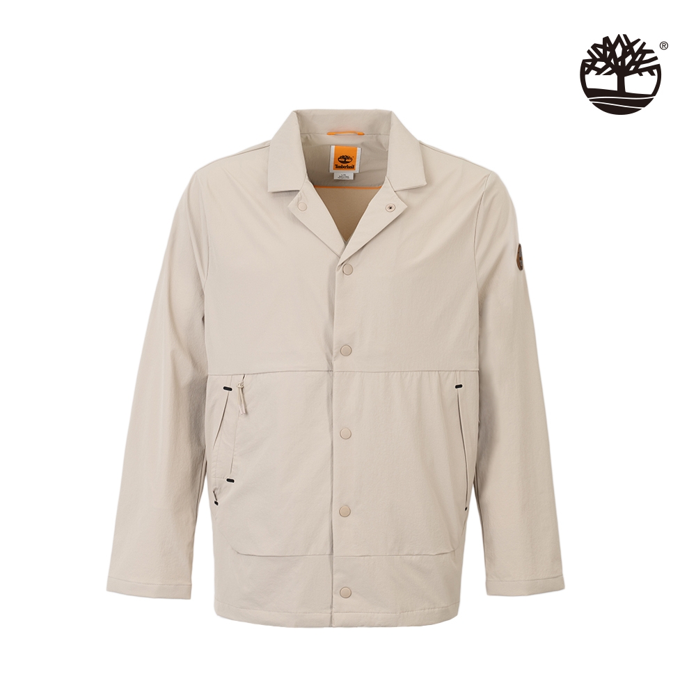 Timberland 男款島嶼化石灰防潑水襯衫外套|A26B6CY2