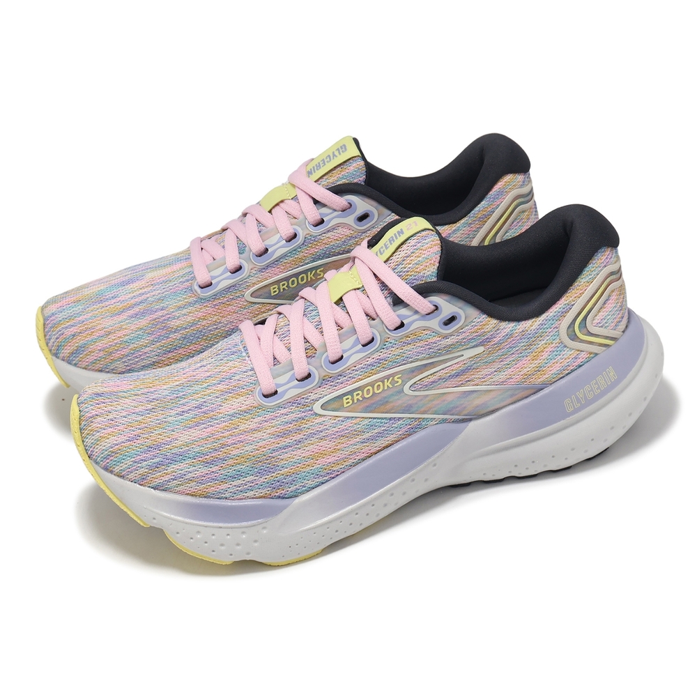 Brooks 慢跑鞋 Glycerin 21 女鞋 Handspun 彩紡限定 甘油 回彈 緩衝 運動鞋  1204081B455