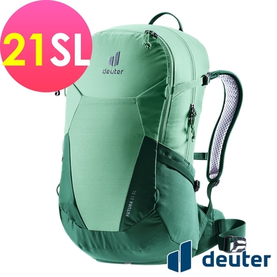 【deuter 德國】 FUTURA 21SL透氣網架背包3400021綠/登山包/健行包/戶外休閒包*