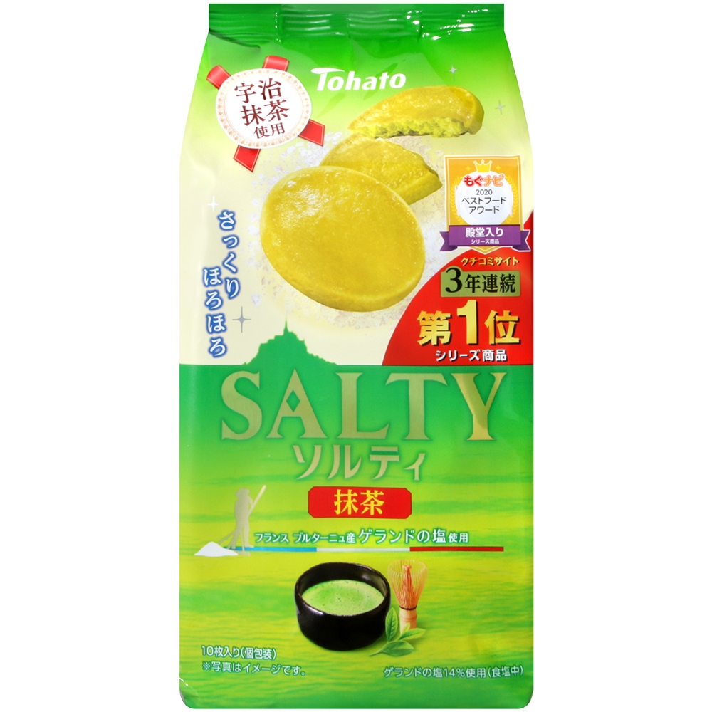 TOHATO東鳩 SALTY餅乾-抹茶(80g)