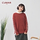 【CUMAR】編織造型長袖-針織衫(二色/版型合身) product thumbnail 1
