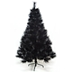 摩達客 耶誕-台製豪華型2尺/2呎(60cm)時尚豪華版黑色聖誕樹 裸樹(不含飾品不含燈)本島免運費 product thumbnail 1