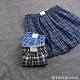 GIORDANO  男裝純棉寬鬆平底四角褲(三件裝) - 05 格紋藍/灰/海軍藍 product thumbnail 1
