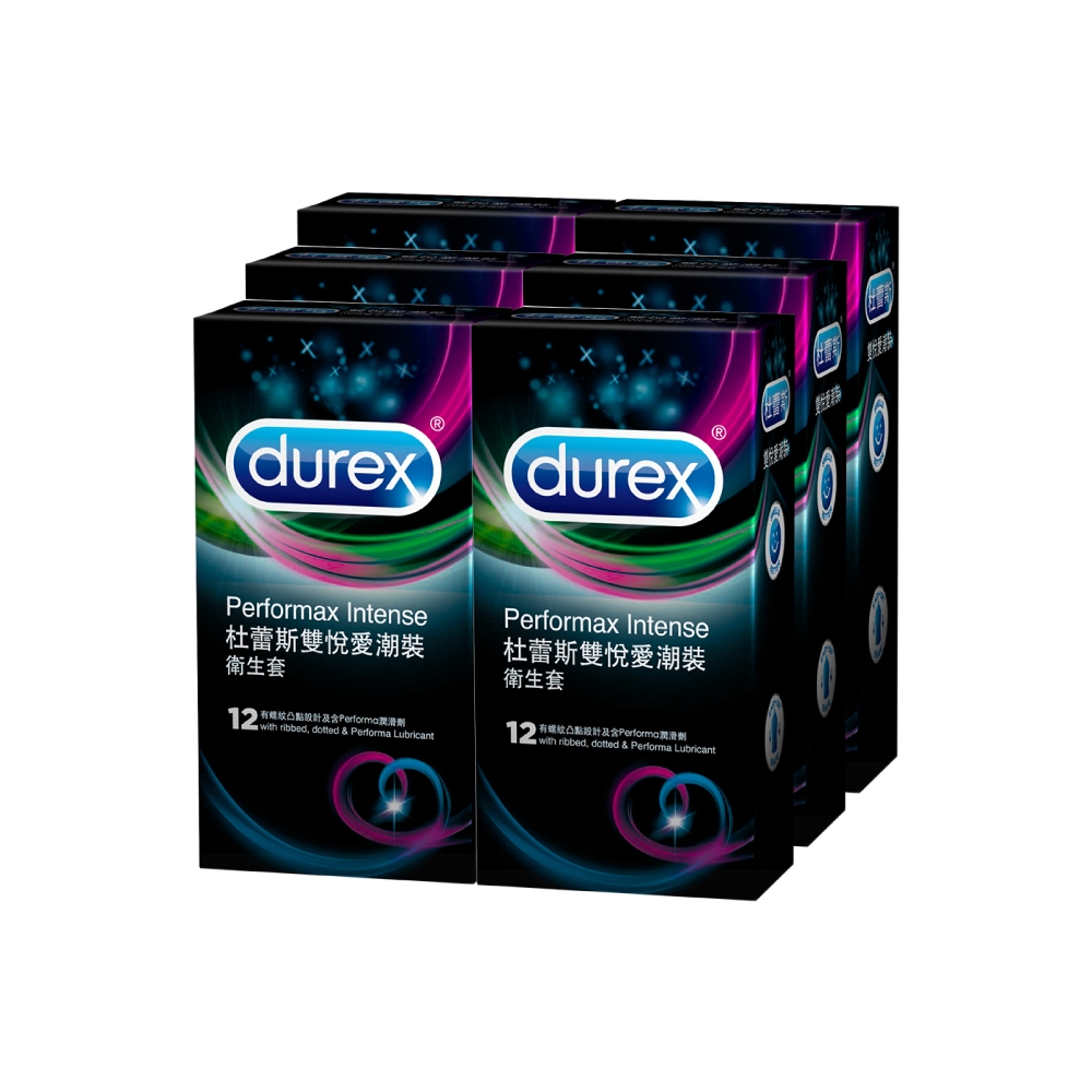 Durex 杜蕾斯 雙悅愛潮裝保險套12入*6盒