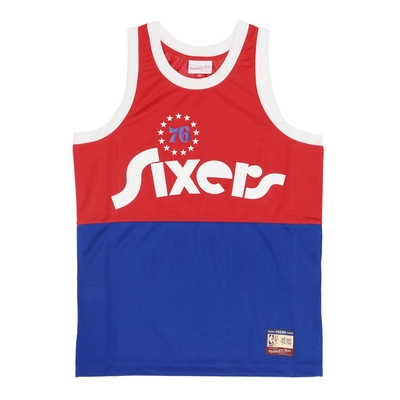 Mitchell Ness 球衣 NBA 費城76人 Philadelphia 76ers 拼接 MNAUJTK15E