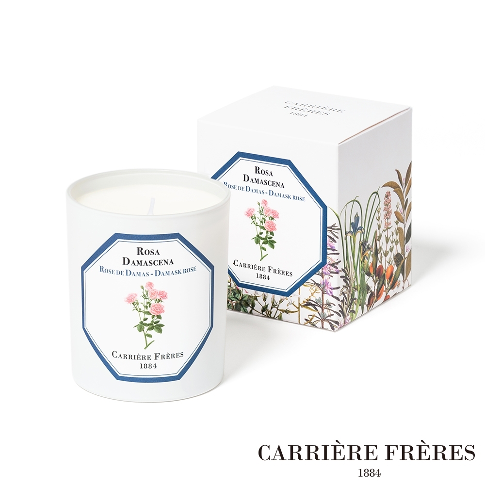 法國CARRIERE FRERES 天然手工香氛 大馬士革玫瑰 Damask Rose 185g