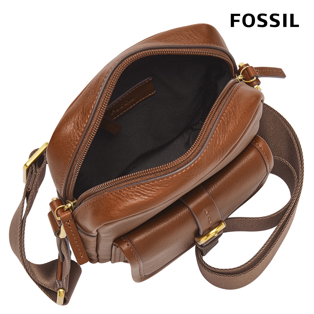 FOSSIL】Camden 真皮單肩旅行小包-咖啡色MBG9600210 | 斜/肩背包