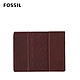 FOSSIL Everett 真皮卡夾-茄紫色 ML4468540 product thumbnail 1