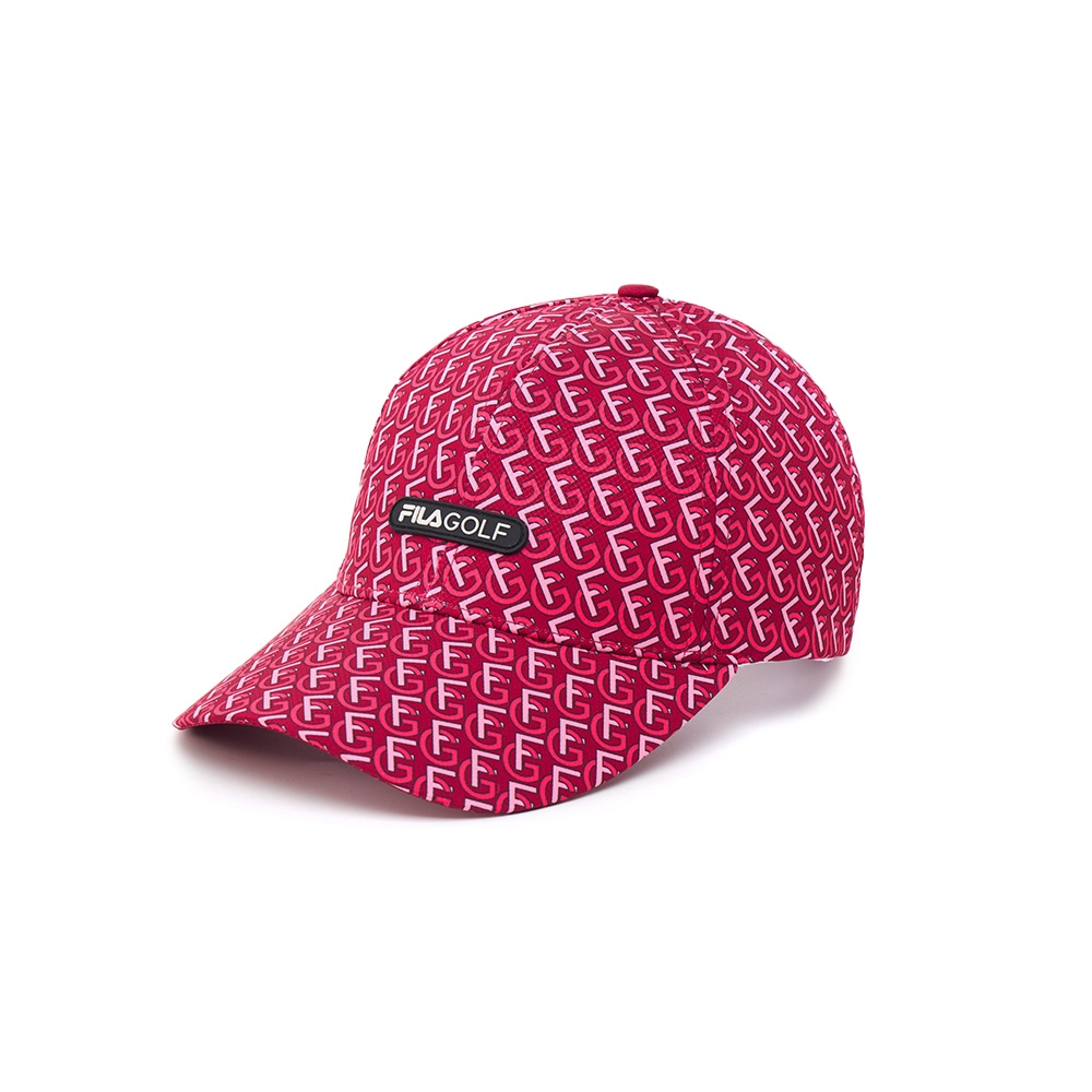 FILA 滿版LOGO帽-紅色 HTX-5200-RD