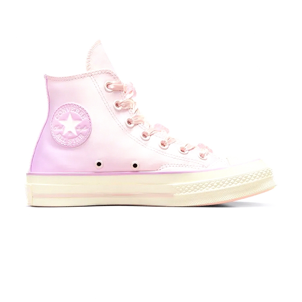 Converse Chuck 70 Hi 女鞋 粉色 緞帶 漸變高筒 帆布 休閒鞋 A09109C