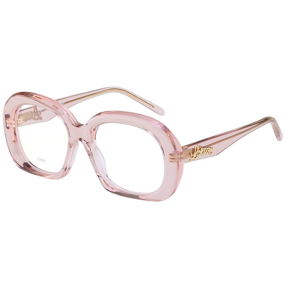 LOEWE 光學眼鏡(透明粉色)LW50056I