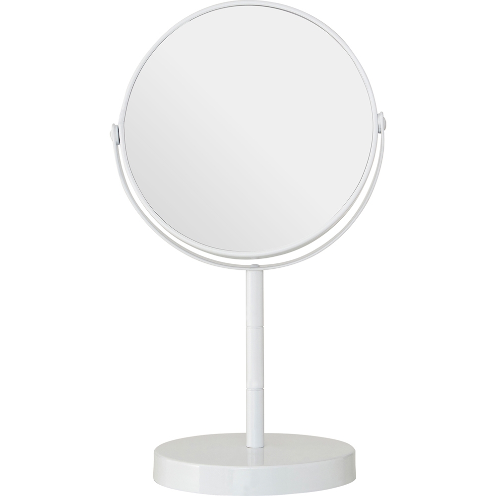 《Premier》雙面高腳桌鏡(白26cm)