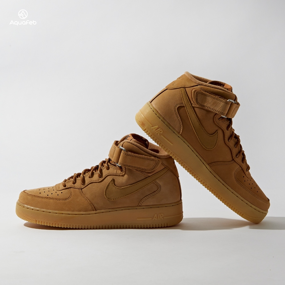 Nike Air Force 1 Mid '07 WB 男鞋小麥色經典高筒運動休閒鞋DJ9158-200