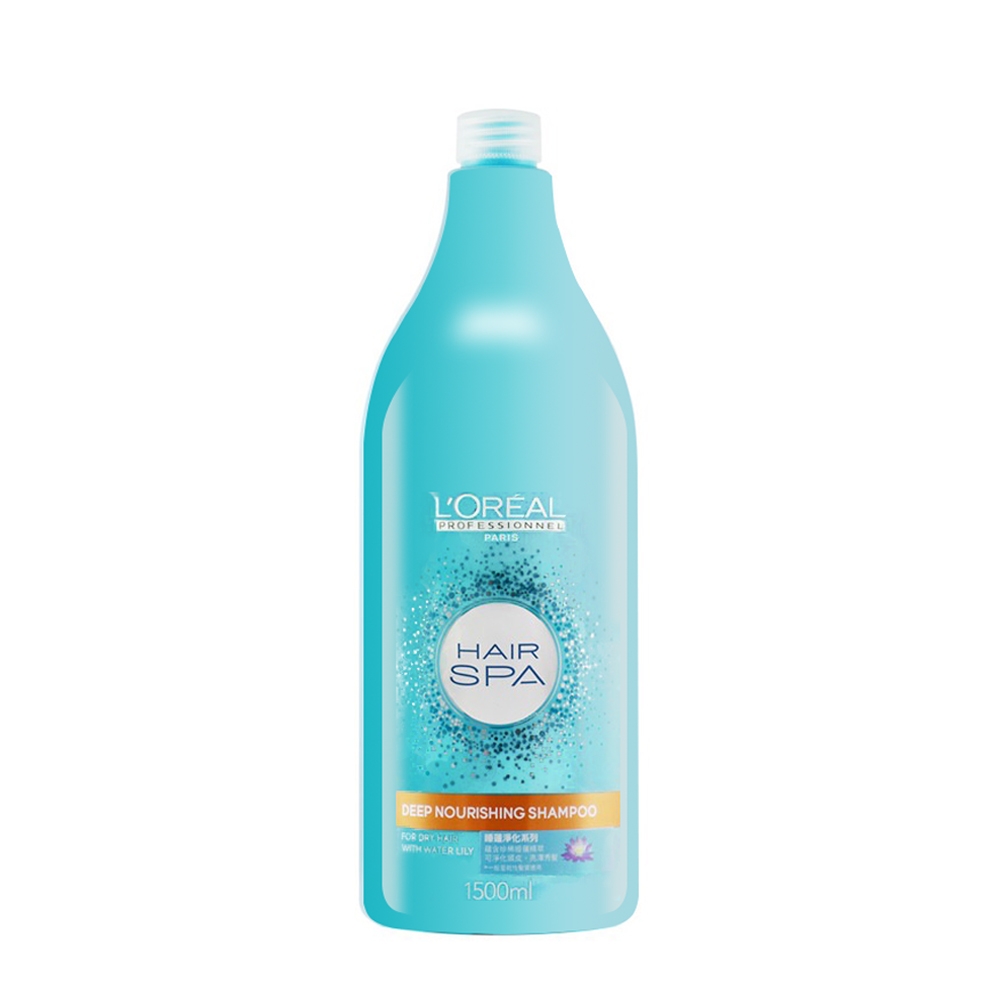 *LOREAL萊雅 Hair SPA睡蓮淨化洗髮乳1500ml