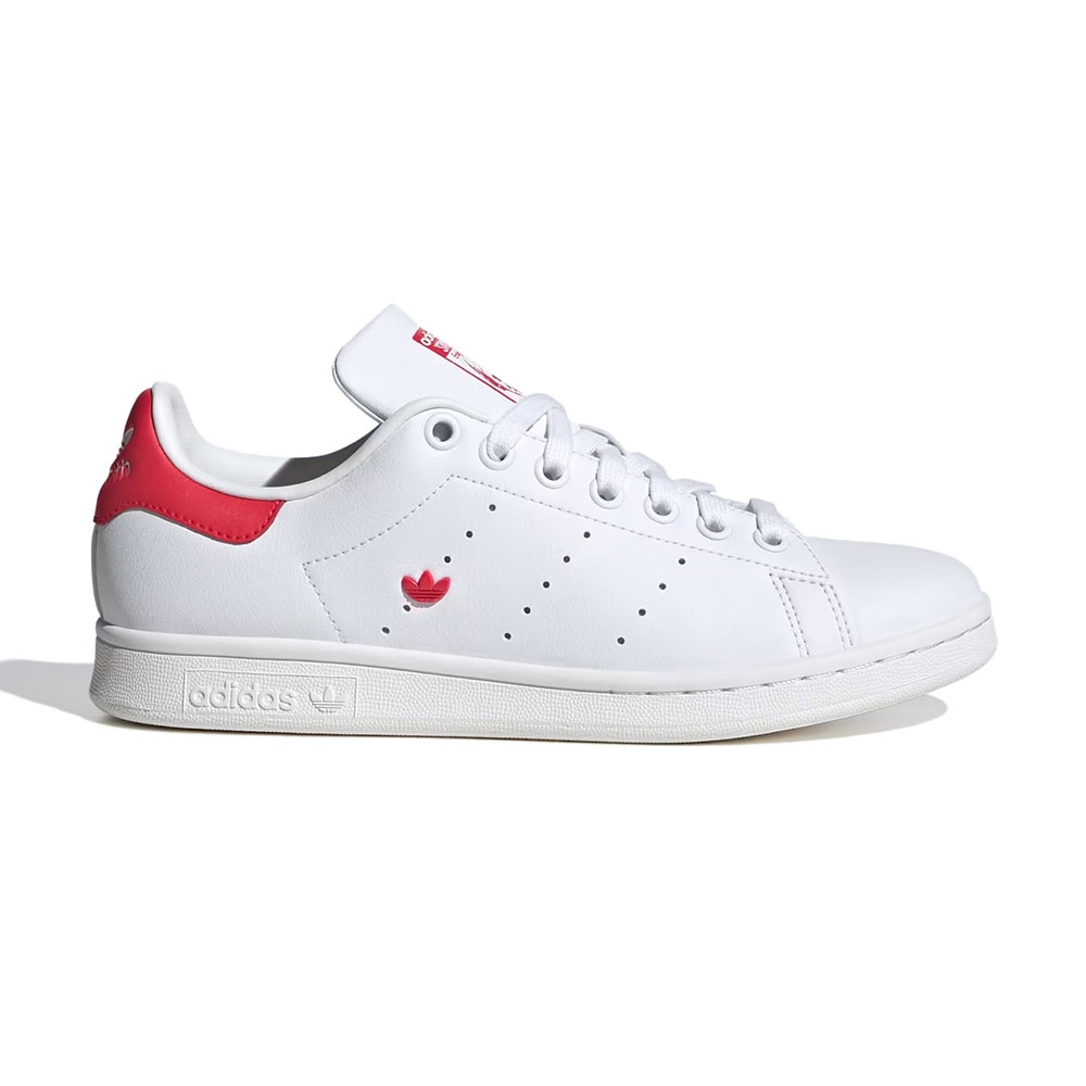 adidas Stan Smith 女鞋 白紅色 史密斯 小白鞋 三葉草 愛迪達 休閒鞋 IE0460