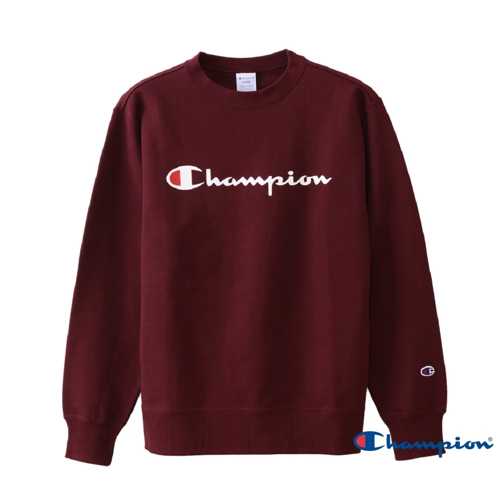 Champion Basic Logo 經典款大學Tee 暗紅