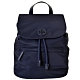 TORY BURCH NYLON FLAP 經典LOGO輕量尼龍時尚後背包-海軍藍 product thumbnail 1