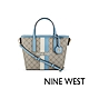 NINE WEST DELAINE 直紋水餃包-拼接藍(127322) product thumbnail 1