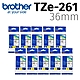 【10入組】brother 原廠護貝標籤帶 TZe-261 (白底黑字 36mm) product thumbnail 2