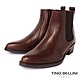 【TINO BELLINI 貝里尼】義大利進口尖頭切爾西短靴FWNV016C-6(焦糖) product thumbnail 1