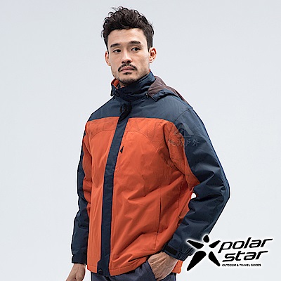 PolarStar 中性 防風保暖外套『暗橘』 P18219