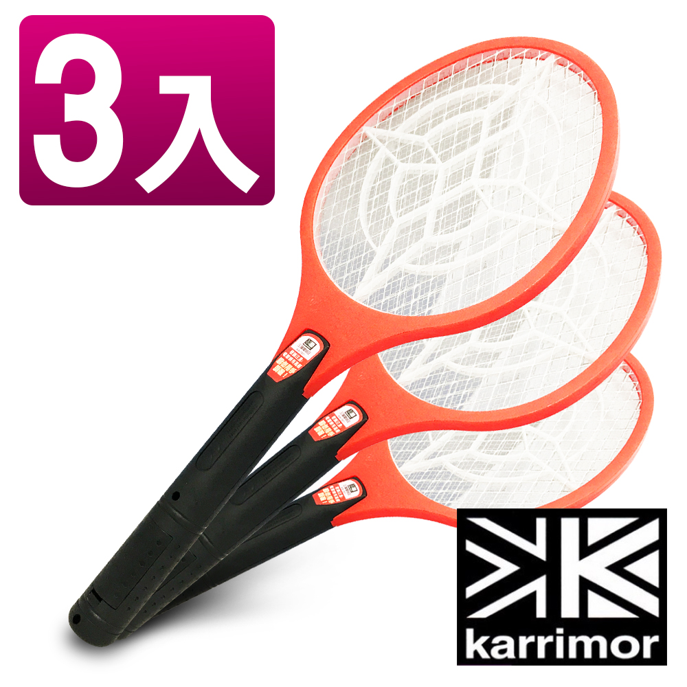 Karrimor大拍面三層強力電蚊拍(KA-1801)3入