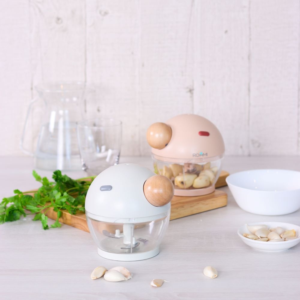 Roommi 圓寶寶手動式料理機 食物調理機 蒜泥機 多功能備料機