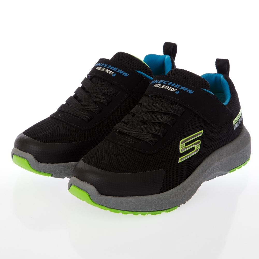 SKECHERS 男童系列DYNAMIC TREAD 防水運動鞋 - 403661LBLK