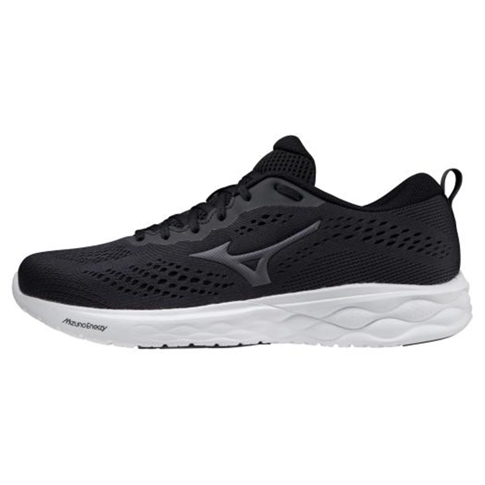 MIZUNO WAVE REVOLT 2 男 跑步鞋 黑-J1GC211413