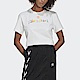 Adidas Graphic Tee HK5072 女 短袖 上衣 T恤 運動 休閒 經典 柔軟 純棉 愛迪達 白 product thumbnail 1